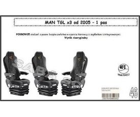 Чохол MAN TGL x3 від 2005, 1ремінь